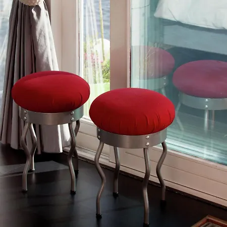 보트호텔 Modern Houseboat In With Terrace *
