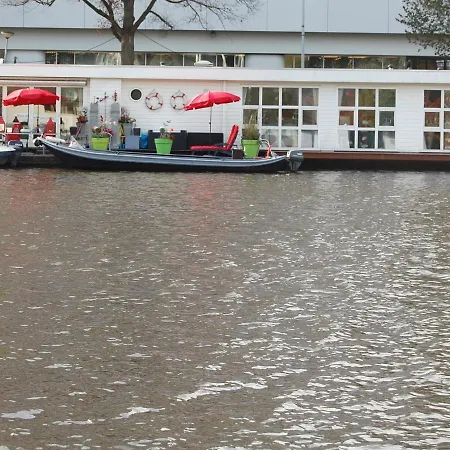 Modern Houseboat In With Terrace Amsterdam