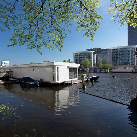 Botel Modern Houseboat In With Terrace *