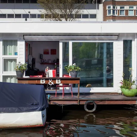 Modern Houseboat In With Terrace * Amsterdam