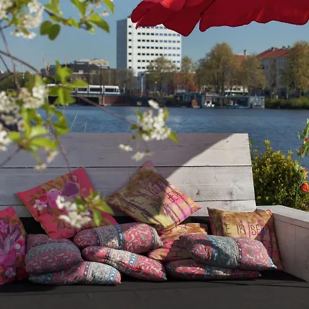 Botel Modern Houseboat In With Terrace Amsterdam