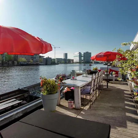 Modern Houseboat In With Terrace Amsterdam